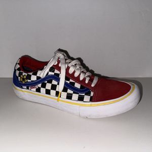 Vans Slip-On Brighton Zeuner Old Skool Pro Shoes checker Size 9.5 US 8.5 UK Rare